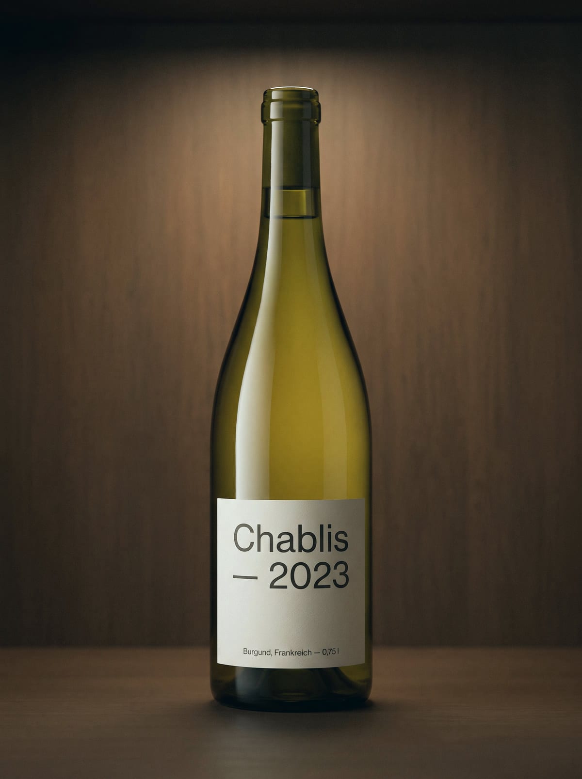 Flasche Chablis, Jahrgang 2023