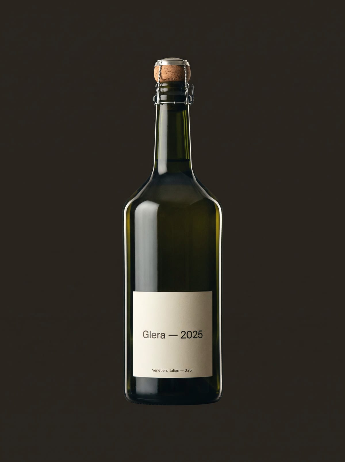 Flasche Glera, Jahrgang 2025