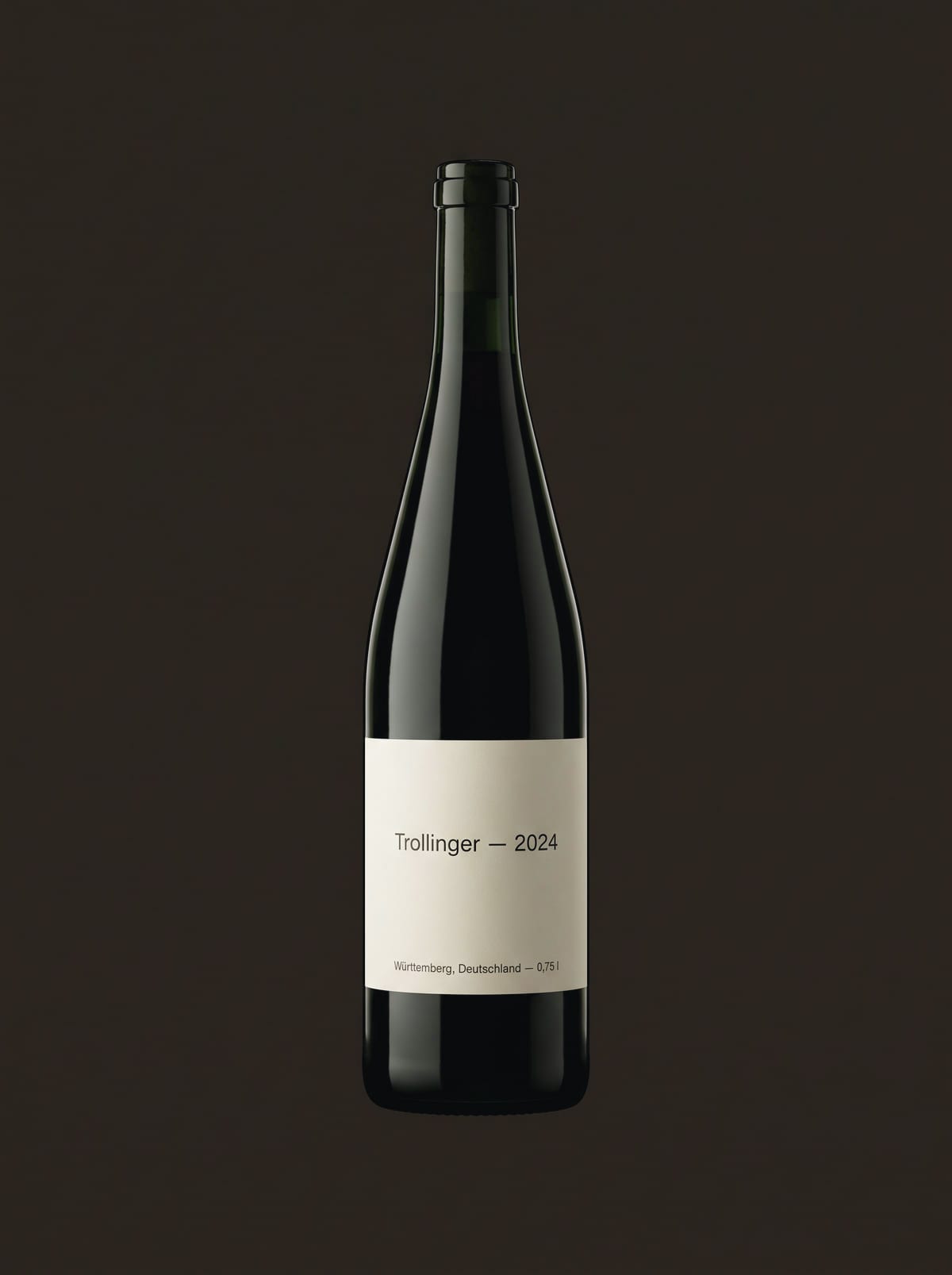 Flasche Trollinger, Jahrgang 2024