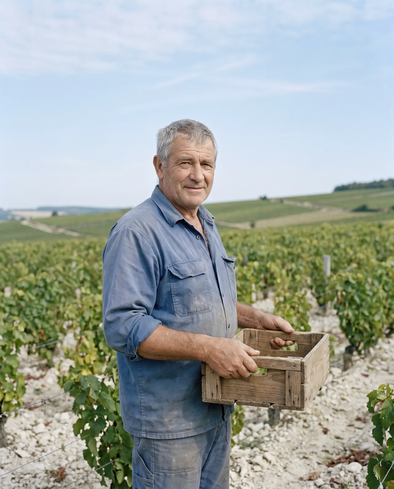 Rainer Dehmer im Weinberg